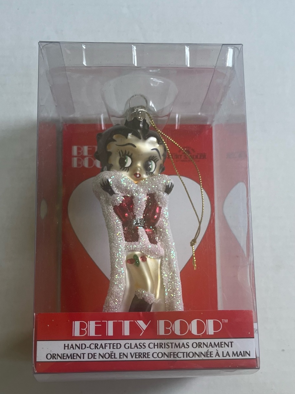 Betty Boop Glittered Dress Kurt Adler glass ornament